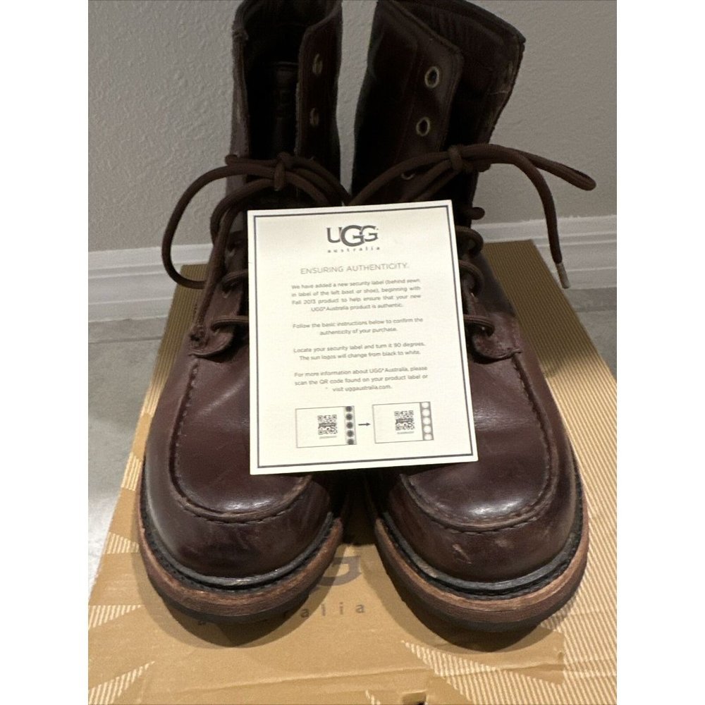 Men’s UGG Noxon Brown Boots Size 10.5 - Picture 10 of 10